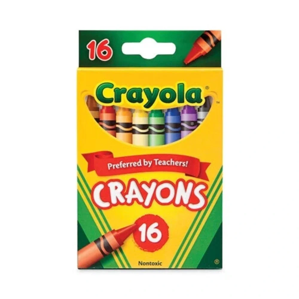 Crayola Classic Color Crayons, Peggable Retail Pack, 16 Colors/pack,‎ 3 Packs